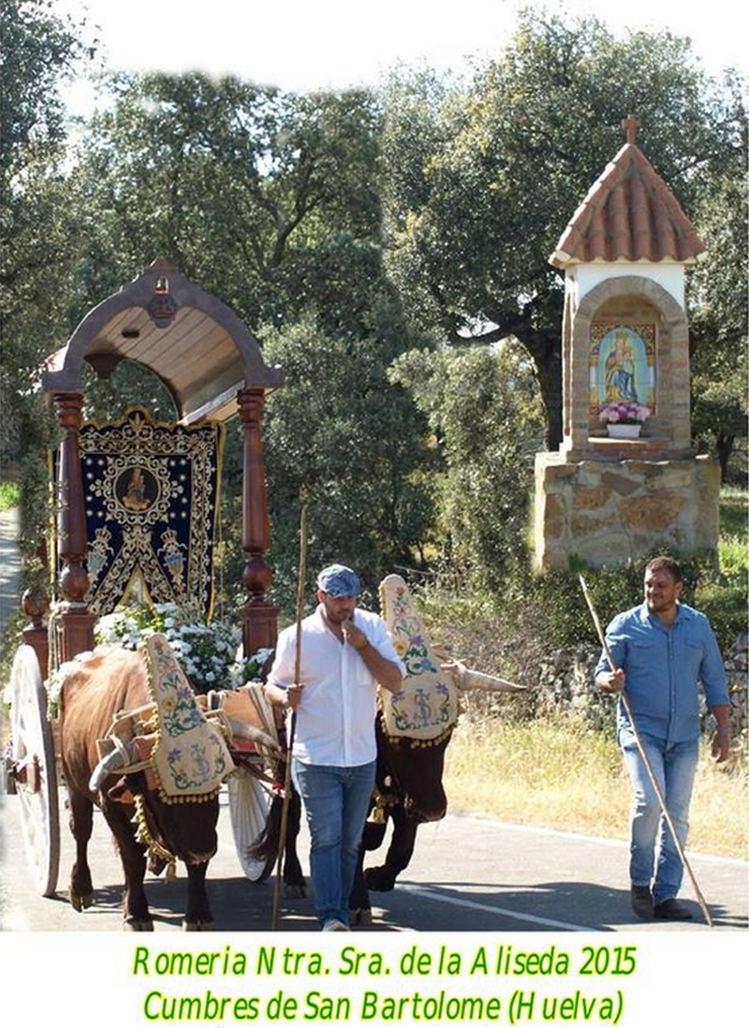 Romería en honor a la Virgen de la Aliseda 2015 Cumbres de San Bartolomé